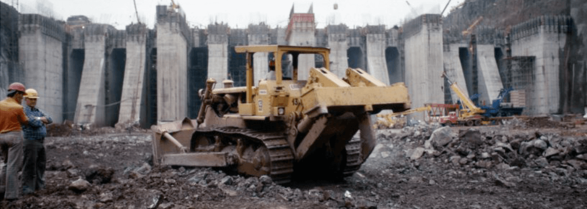 Heavy Equipment for Dam Construction